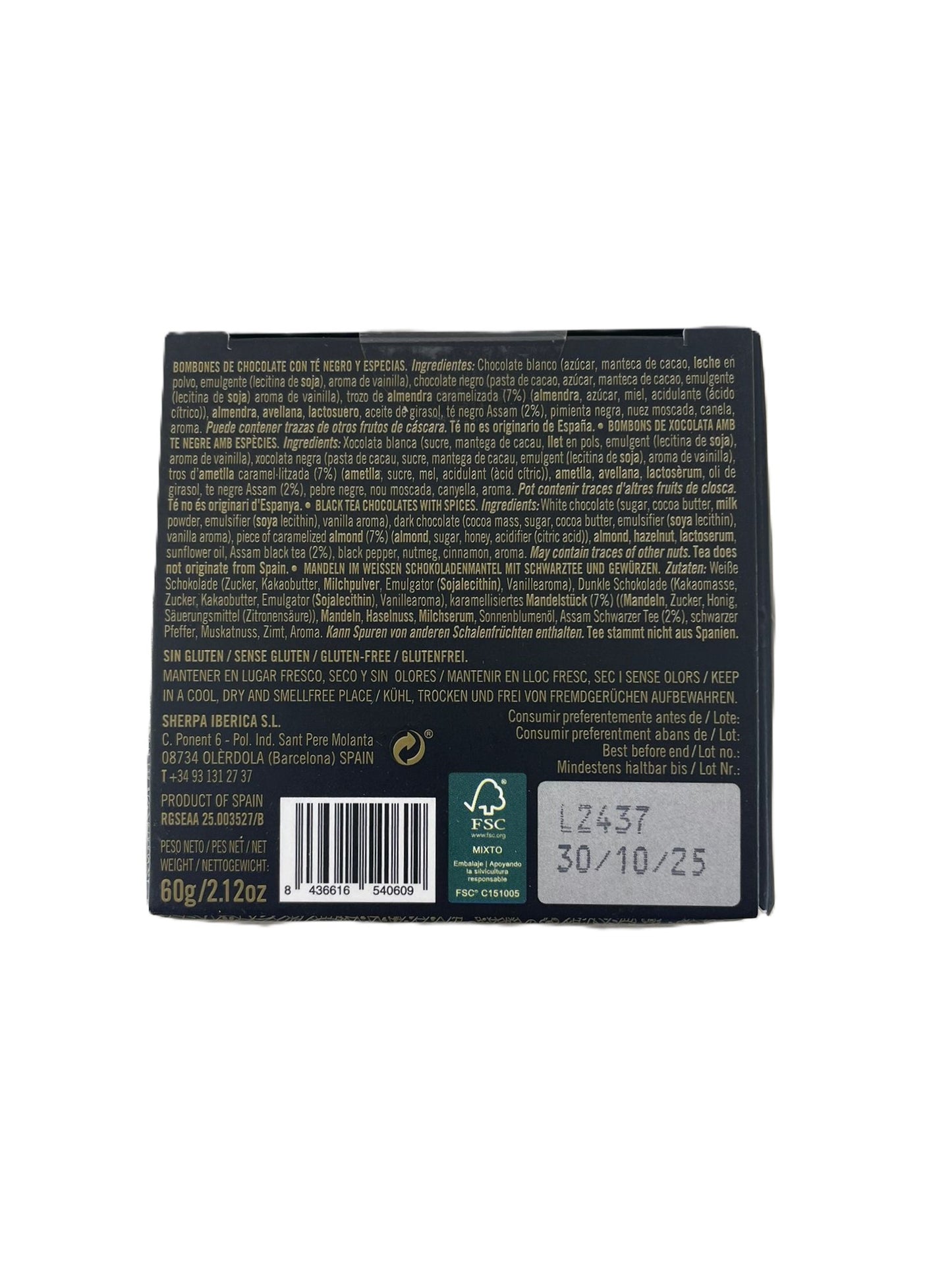 Epicerie & thé | Praline Chocolat, thé Assam et épices