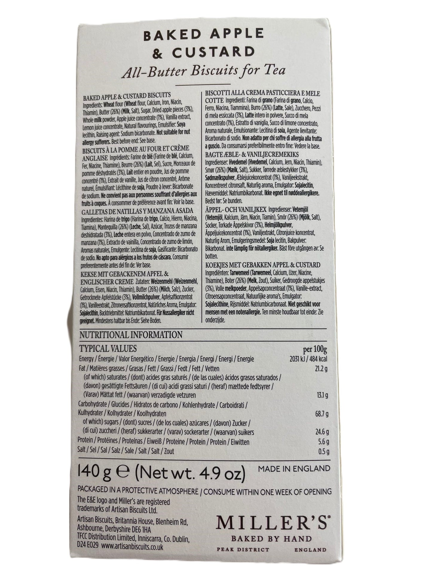 Epicerie & Thé | Biscuit pomme cuite & crème